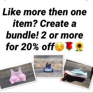 2 or more for 20% off!!!  💥